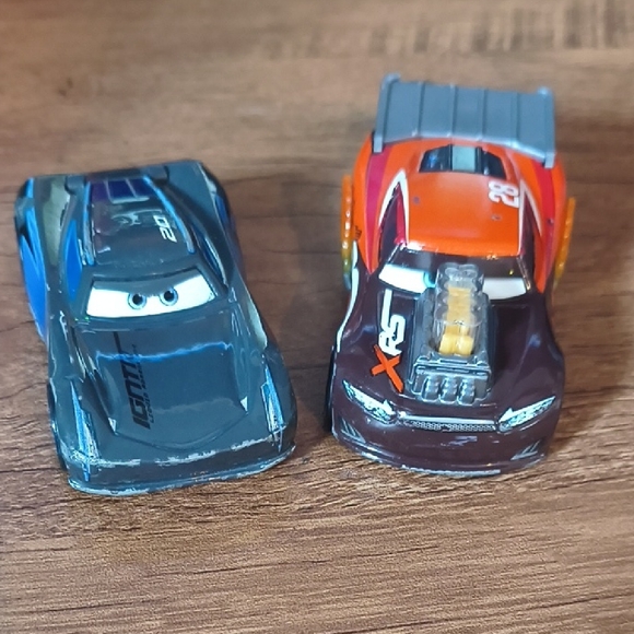 Disney Other - Disney Pixar Cars Bundle - Jackson Storm #20 & XRS Tim Treadless #28